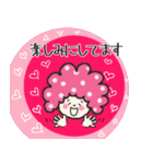 《敬語編》アフロヘアーのcuteなココちゃん（個別スタンプ：28）