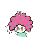 《敬語編》アフロヘアーのcuteなココちゃん（個別スタンプ：37）