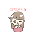 女の子の日常かいわ（個別スタンプ：9）