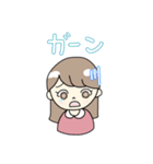 女の子の日常かいわ（個別スタンプ：18）