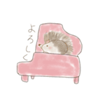 ゆるアニ ハリネズミver.（個別スタンプ：3）