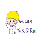 Yシャツ boy（個別スタンプ：14）