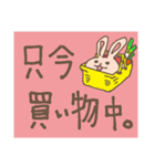 使える！うさにゃん言葉（個別スタンプ：10）