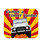 4WD乗りの為のスペイン語スタンプ(white3)（個別スタンプ：17）