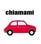 クラシック車のイタリア語スタンプ(赤2)（個別スタンプ：6）