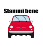 クラシック車のイタリア語スタンプ(赤2)（個別スタンプ：8）