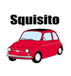 クラシック車のイタリア語スタンプ(赤2)（個別スタンプ：16）