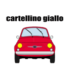 クラシック車のイタリア語スタンプ(赤3)（個別スタンプ：10）