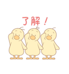 ひよこの3兄弟 1（個別スタンプ：1）