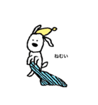 白と茶色のもふもふさん その2（個別スタンプ：10）