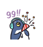 ゆるゲーマーなペンギンたち（個別スタンプ：1）