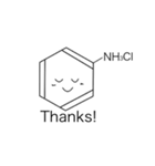 ベンゼンちゃんの日常(英語ver)（個別スタンプ：4）