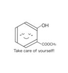 ベンゼンちゃんの日常(英語ver)（個別スタンプ：12）