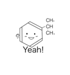 ベンゼンちゃんの日常(英語ver)（個別スタンプ：13）