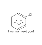 ベンゼンちゃんの日常(英語ver)（個別スタンプ：24）