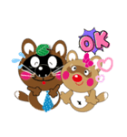 でぃすきくま（個別スタンプ：24）