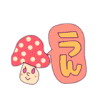 ゆるカワシンプルがスキ（指絵描き）（個別スタンプ：5）