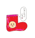 かぶるくん【赤いもの篇】水彩画スタンプ（個別スタンプ：32）