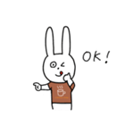 白うさぎのルイ①（個別スタンプ：3）