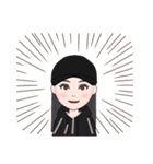 黒キャップ好きな女の子（個別スタンプ：12）