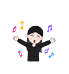 黒キャップ好きな女の子（個別スタンプ：13）