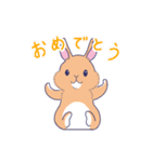 二羽のうさぎ（個別スタンプ：39）