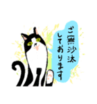 丁寧なねこさん（個別スタンプ：18）