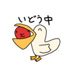 ペリカンとタコ（個別スタンプ：6）
