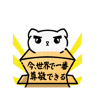 ダンボール猫「達郎」の日々♪（日常使い）（個別スタンプ：16）