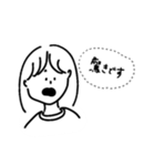 ノーマル女子(敬語)（個別スタンプ：13）