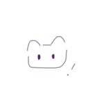 ふつうのねこスタンプ（個別スタンプ：20）