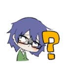 ふわふわくんと猫っぽいさん（個別スタンプ：5）