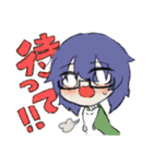 ふわふわくんと猫っぽいさん（個別スタンプ：17）
