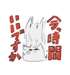 ふわふわくんと猫っぽいさん（個別スタンプ：22）