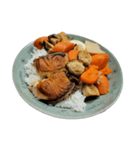 食品シリーズ : おじいちゃんの料理（個別スタンプ：1）