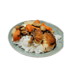 食品シリーズ : おじいちゃんの料理（個別スタンプ：4）