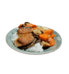 食品シリーズ : おじいちゃんの料理（個別スタンプ：6）