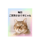 にゃ〜にゃ〜にゃ〜の猫の日用スタンプ（個別スタンプ：7）