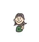 アボカドのスタンプ. 1（個別スタンプ：1）