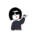 おかっぱ女子の日常。（個別スタンプ：1）