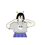 ひとみちゃん家族（個別スタンプ：15）
