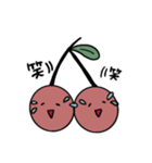 ゆるい絵文字 かわいいさくらんぼ（個別スタンプ：25）