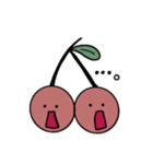 ゆるい絵文字 かわいいさくらんぼ（個別スタンプ：29）