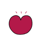 ゆるい絵文字 かわいいさくらんぼ（個別スタンプ：32）