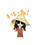 セレブな女性（個別スタンプ：8）