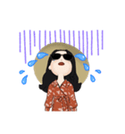 セレブな女性（個別スタンプ：9）