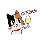 Beer cat English ver.（個別スタンプ：2）