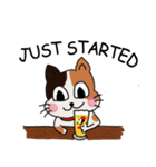 Beer cat English ver.（個別スタンプ：7）