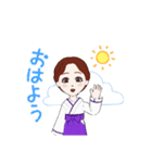 和風女子2（個別スタンプ：6）