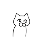 シロ猫さん（個別スタンプ：1）